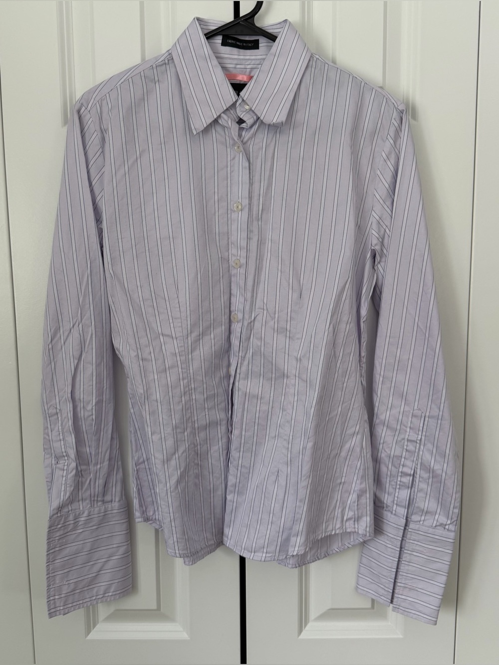 Farage Sydney Striped Cotton Button Down Dress Shirt